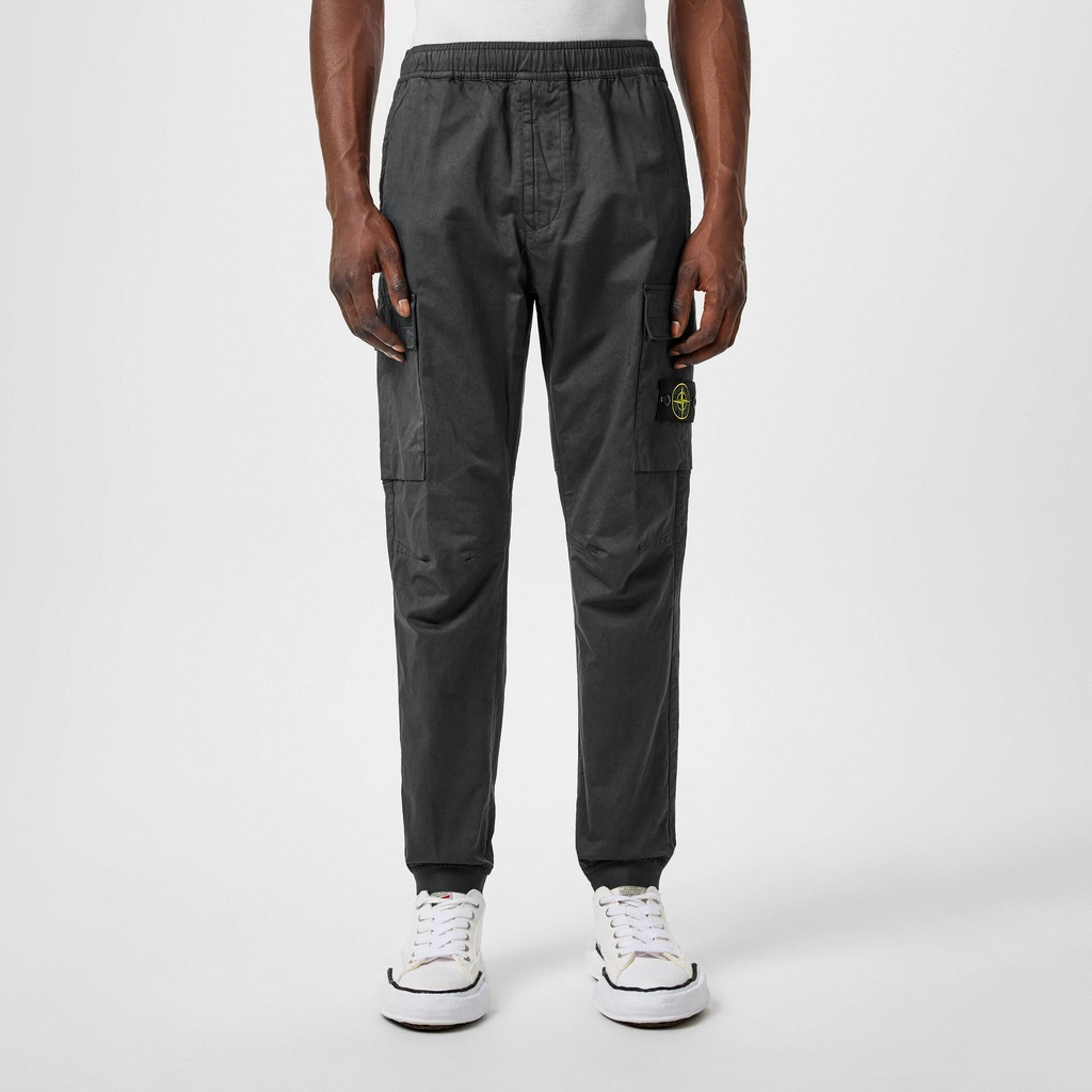 Stone Island Raso Cargo Trousers - Piombo V0062